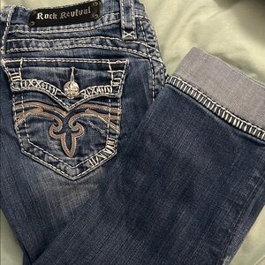 Rock Revival Women's Dark Blue Boot Cut Jeans